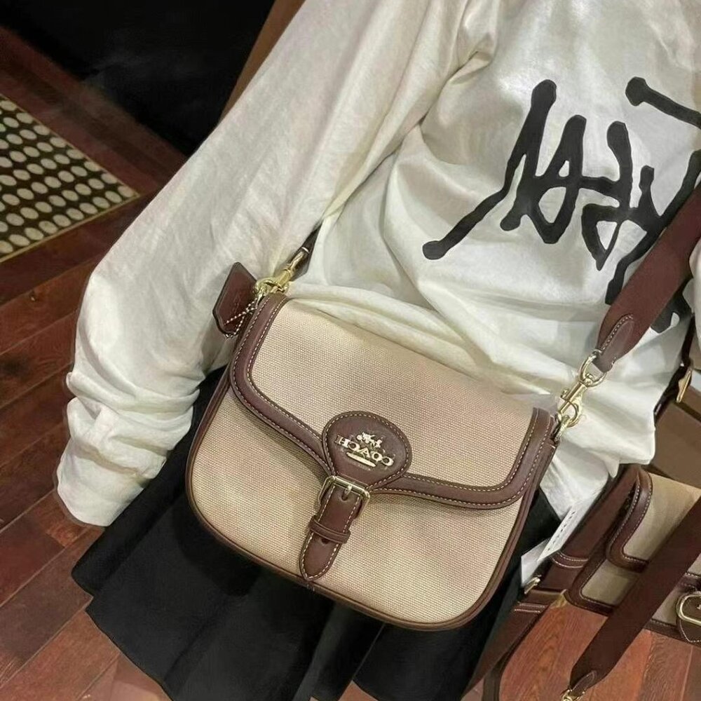 COACH Amelia Saddle Bag CR171 - Picture 7 of 7